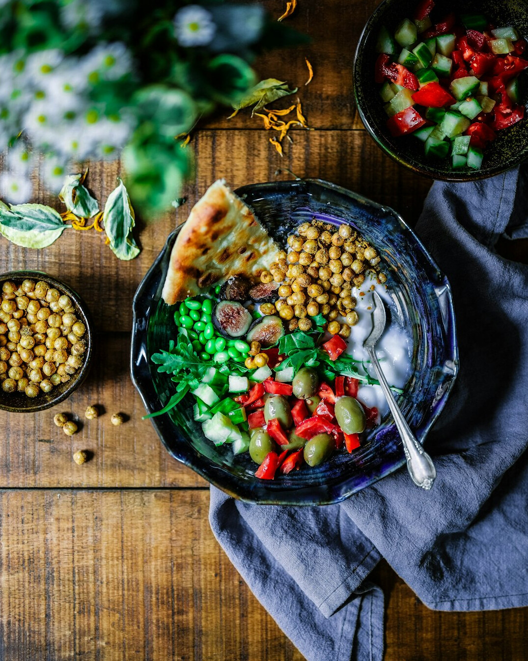 healthy meal with vegetables