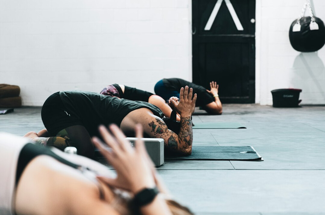 group yoga class